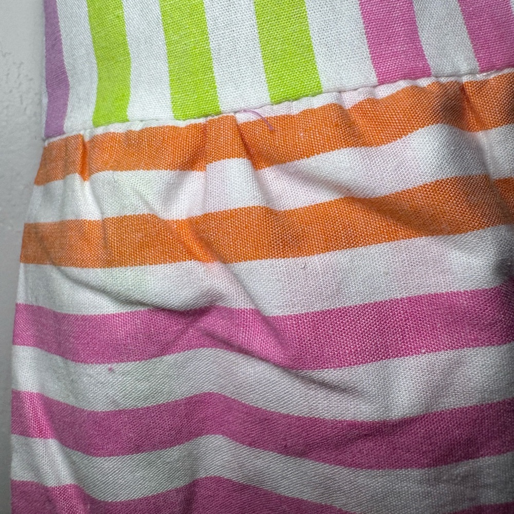 Like Love Cotton Neon Stripe Tiered Dress Size 1X - Picture 8 of 15